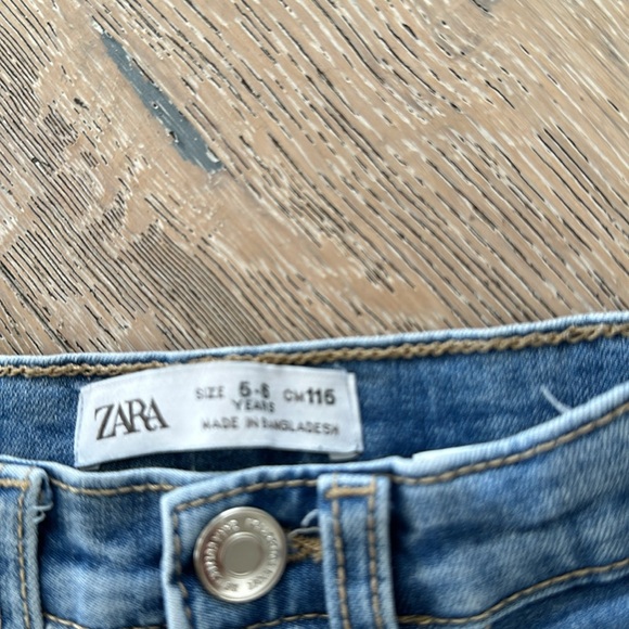 Two pairs of jeans, girl, size 5-6, Zara + Jeanie & Jack - Picture 4 of 5
